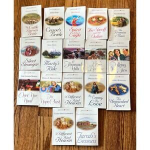 Heartsong Presents, Christian Romance Novel Paperback Lot Bundle Of 17